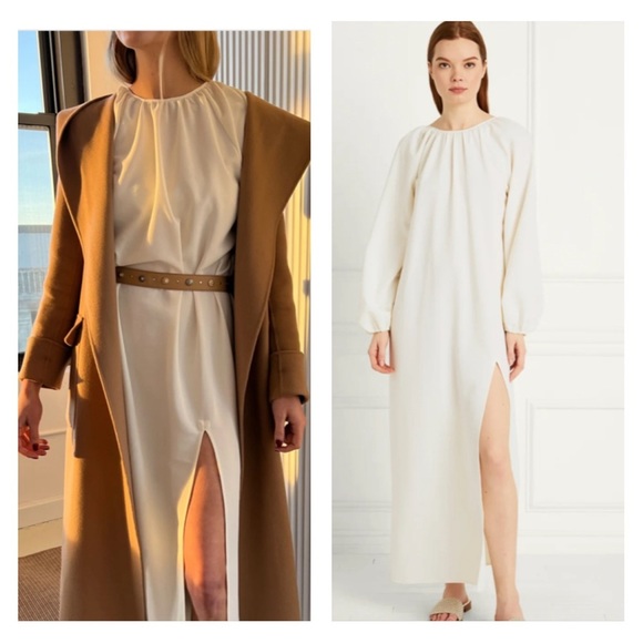 Hill House The Simone Dress in coconut milk - Picture 1 of 13